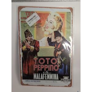 Toto Peppino-Steel Decor Sign 12x8‎